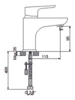 Newarc 921521 Loft Lavabo Bataryası - Thumbnail